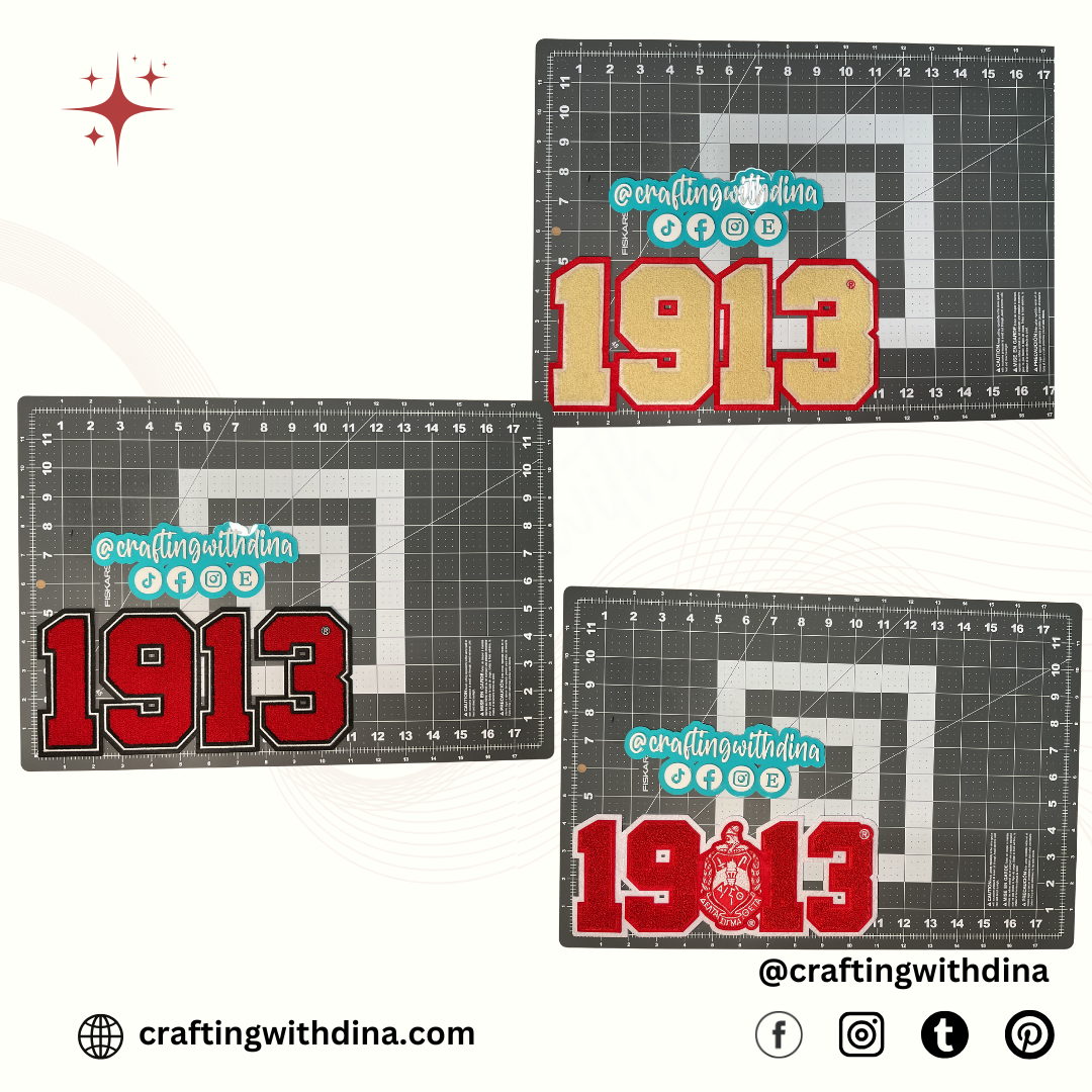 Delta Sigma Theta 1913 Iron-On Patch