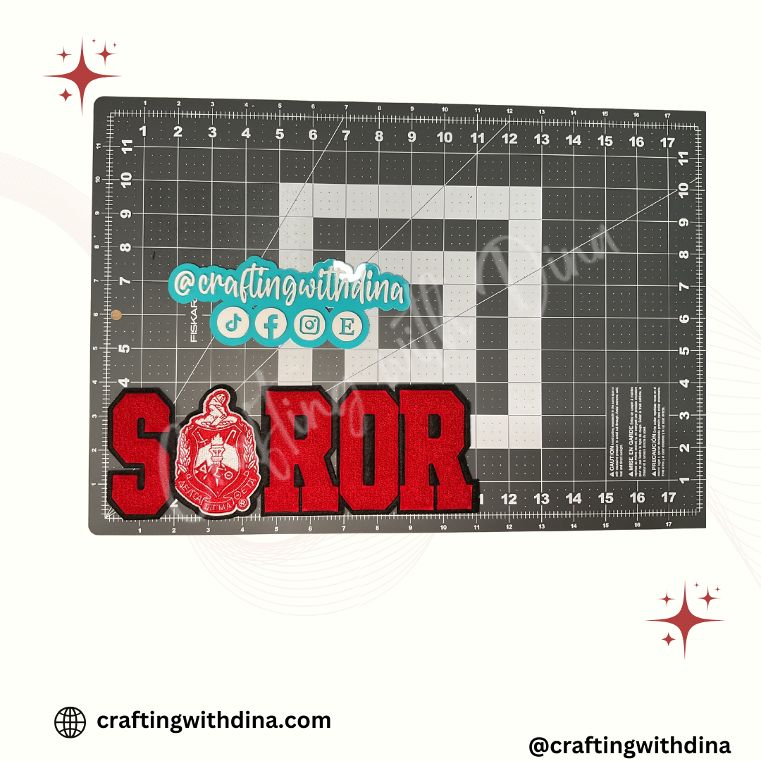 Delta Sigma Theta Soror with Shield Patch