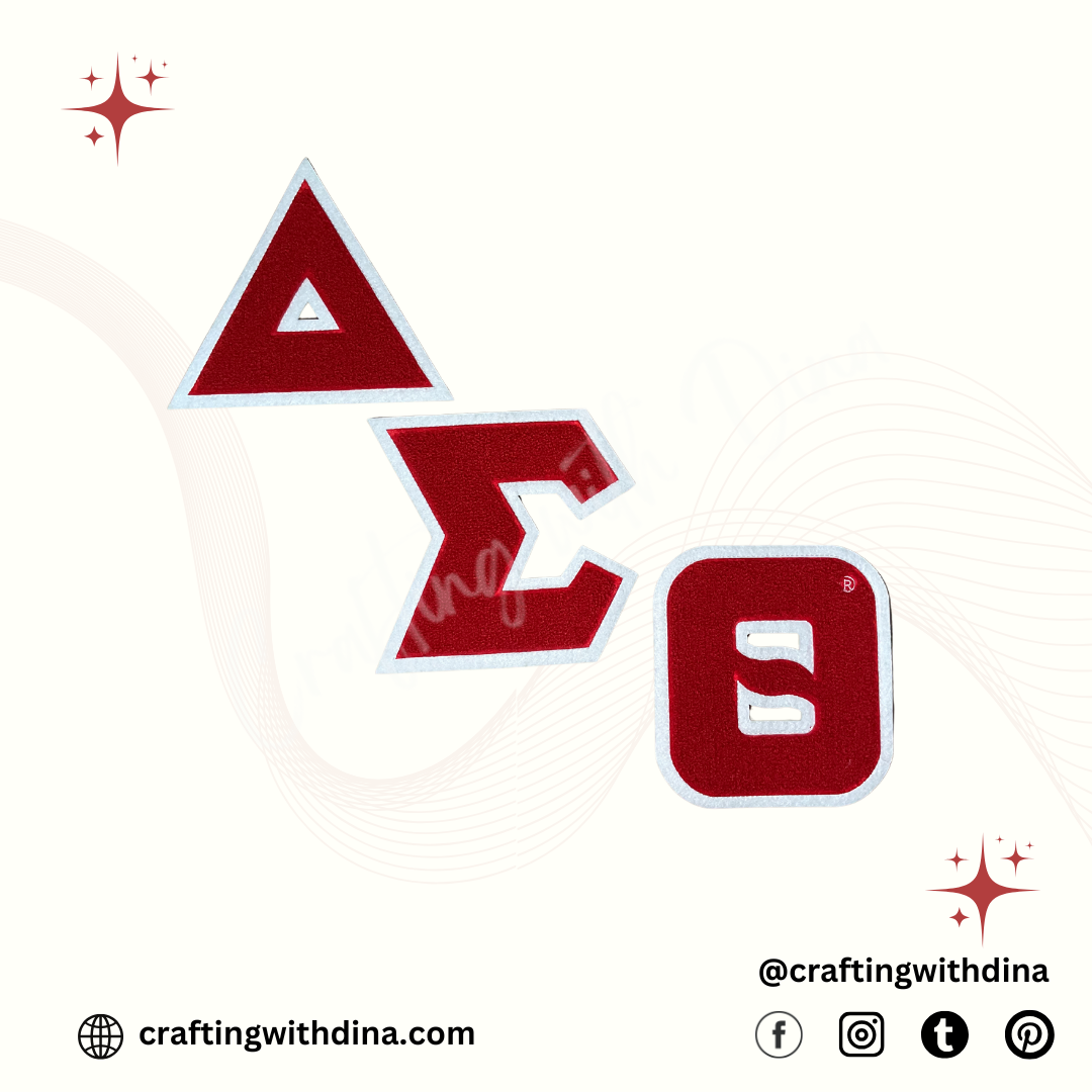 Delta Sigma Theta Symbols Patches