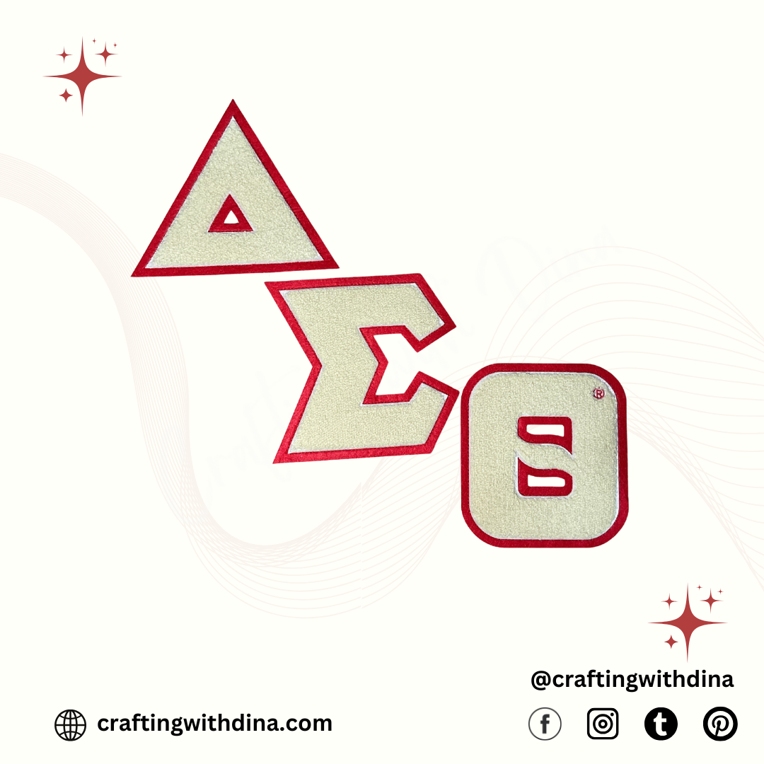 Delta Sigma Theta Symbols Patches