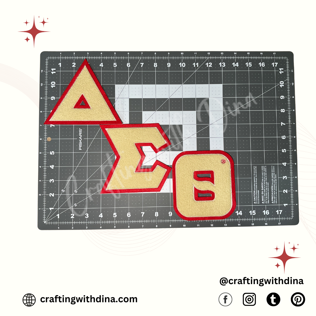 Delta Sigma Theta Symbols Patches