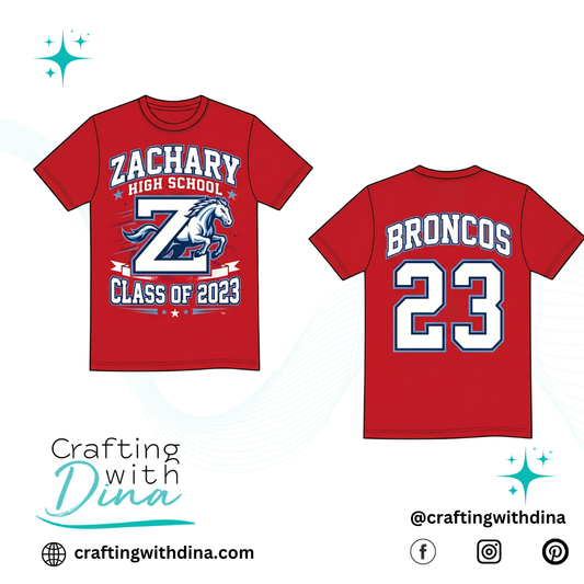 Zachary High Alumni Shirt Class of 2023