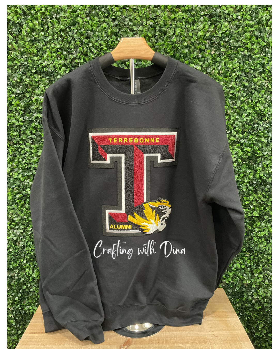 Terrebonne High Alumni Patch Sweatshirt