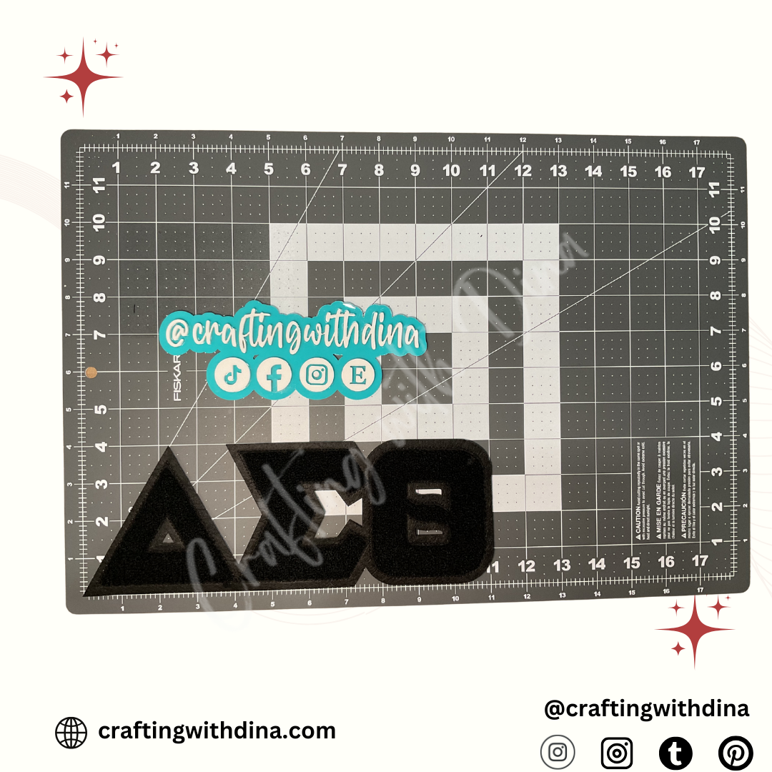 Delta Sigma Theta Symbols Iron-On Patch