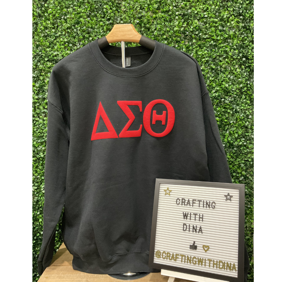 Delta Sigma Theta Puff Sweatshirt