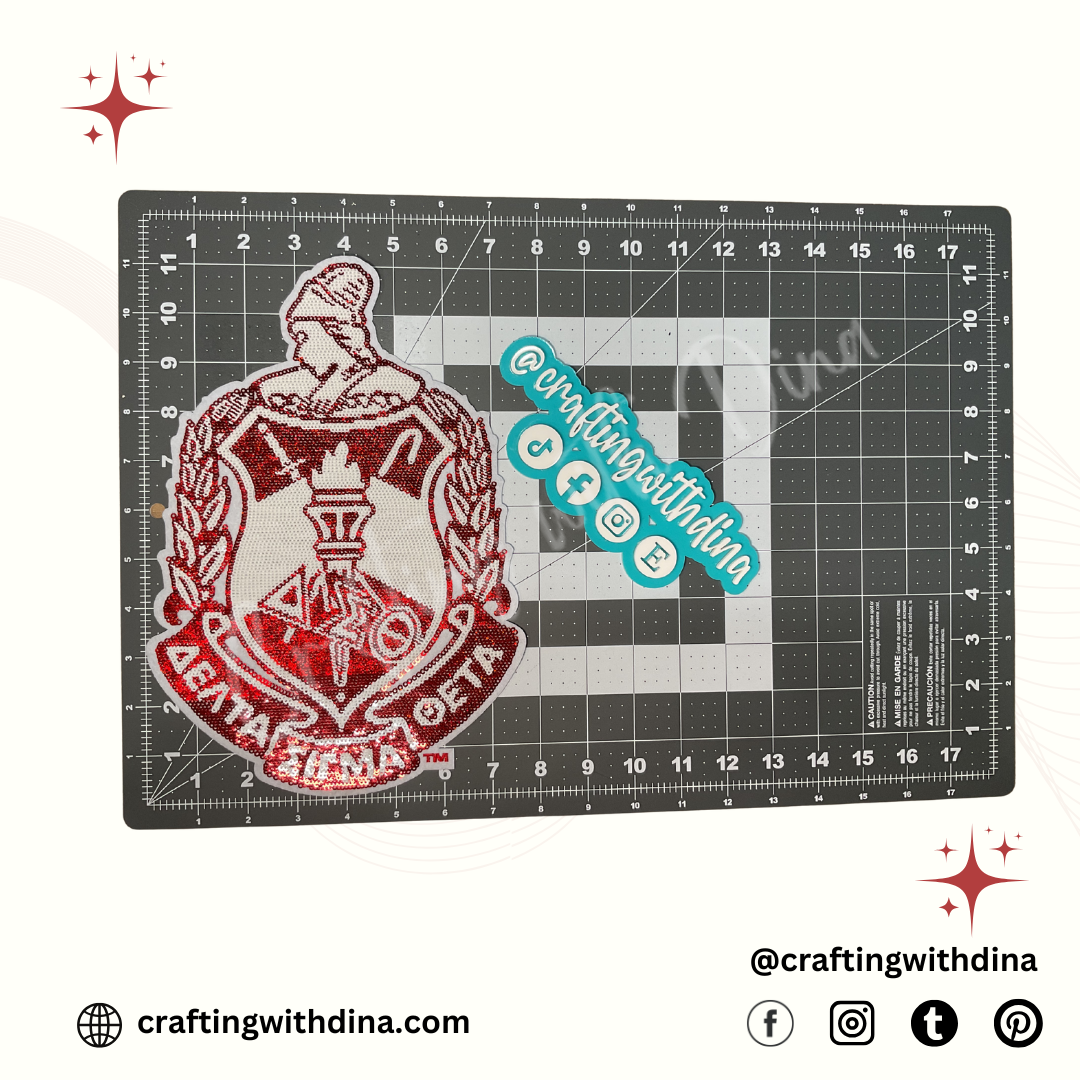 Delta Sigma Theta Shield Iron-On Patch