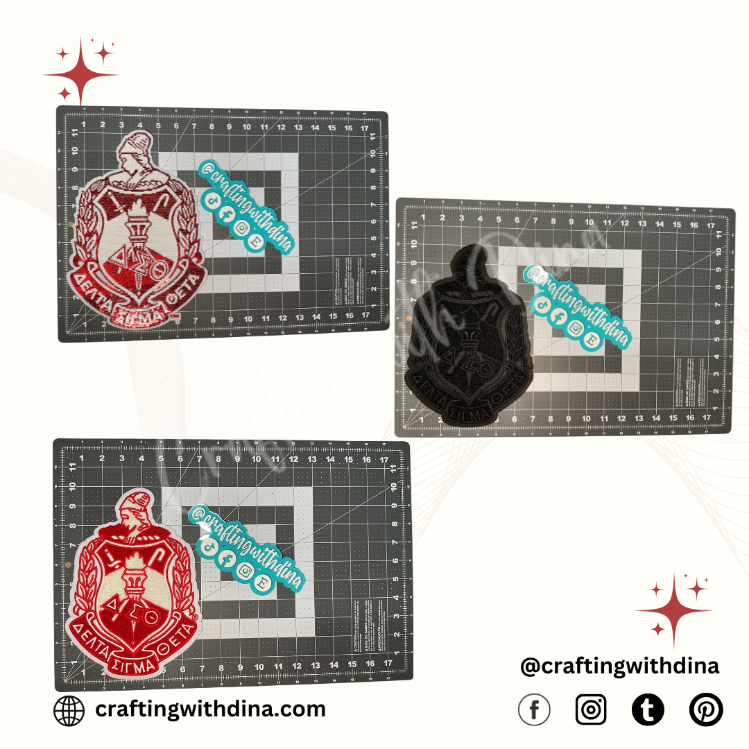Delta Sigma Theta Shield Iron-On Patch