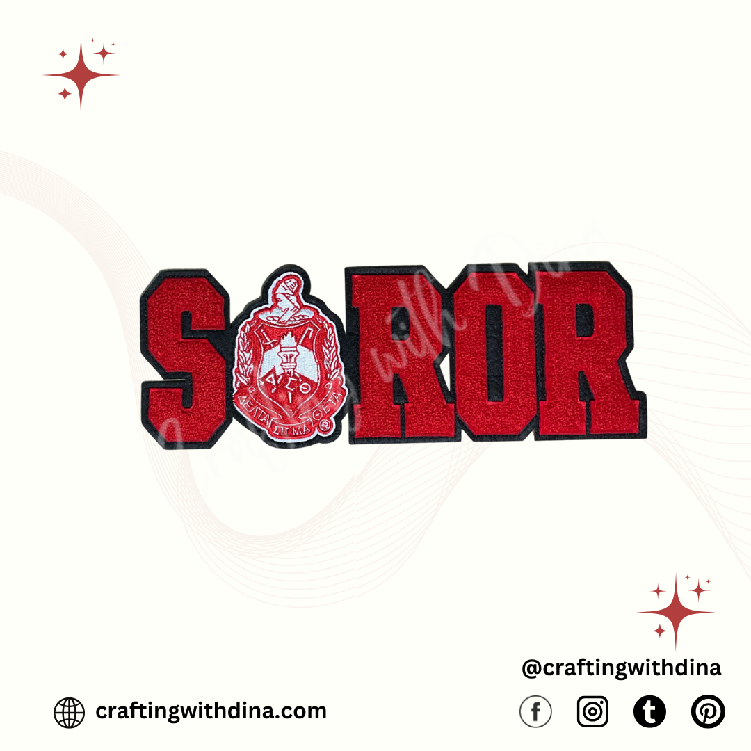 Delta Sigma Theta Soror with Shield Patch