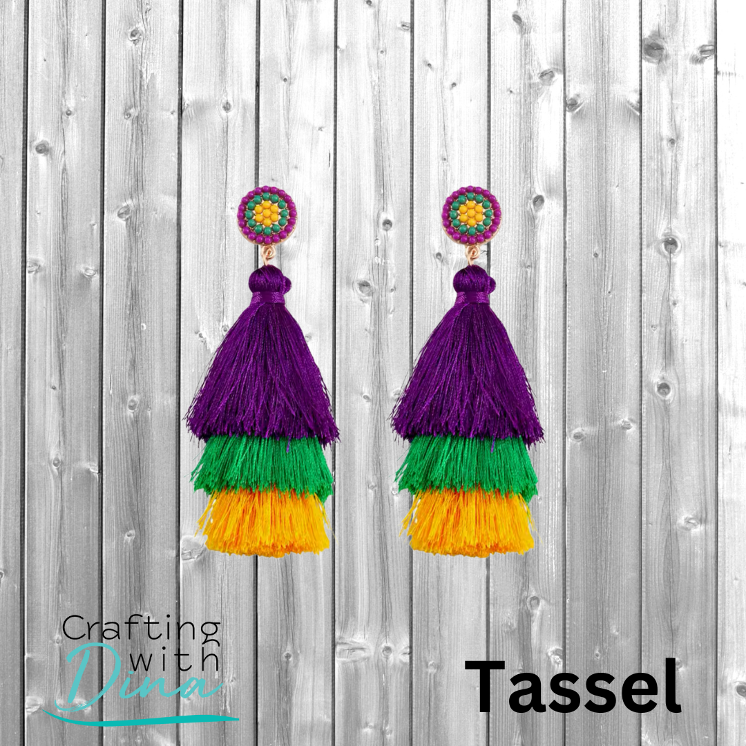 Mardi Gras Earrings