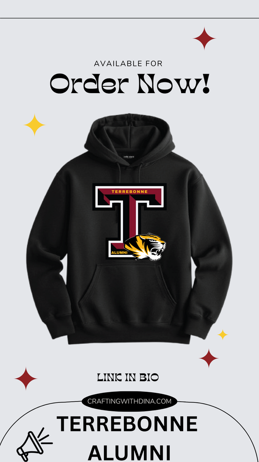Terrebonne High Alumni Patch Hoodie