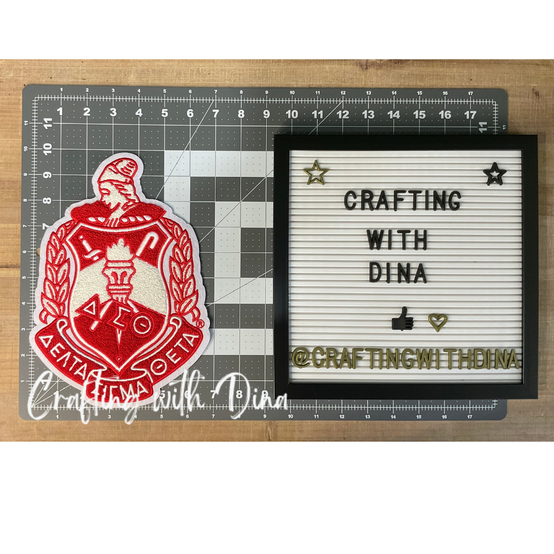 Delta Sigma Theta Shield Iron-On Patch