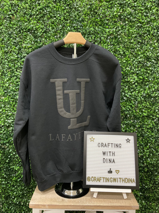 UL Lafayette Monochrome Puff Sweatshirt